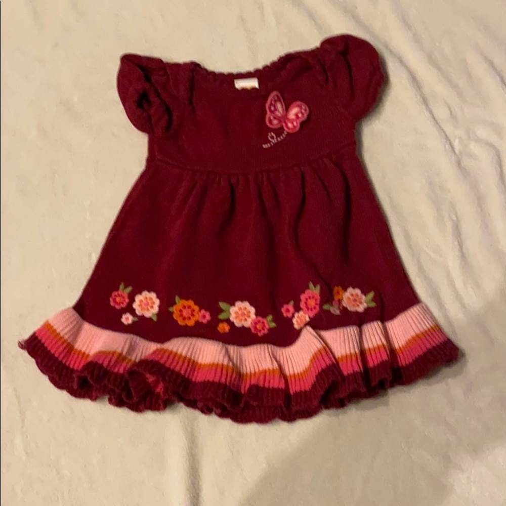 Baby Butterfly sweater dress